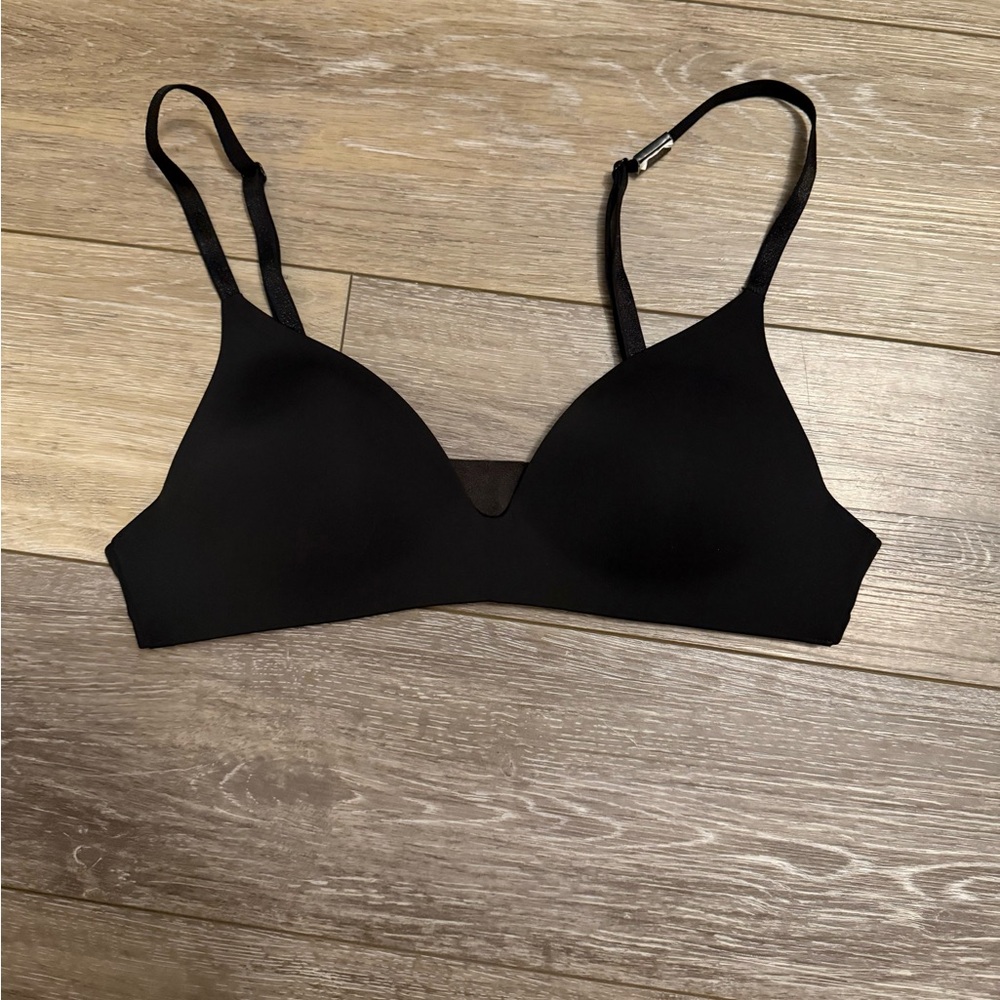 Victoria's Secret Black Triangle Bra Intimates